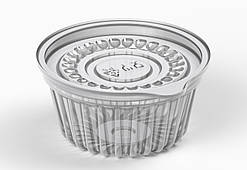 Соусник Itex PS одноразовий 50 мл d6,4 см h3,3 см пластик (IT-50/100)