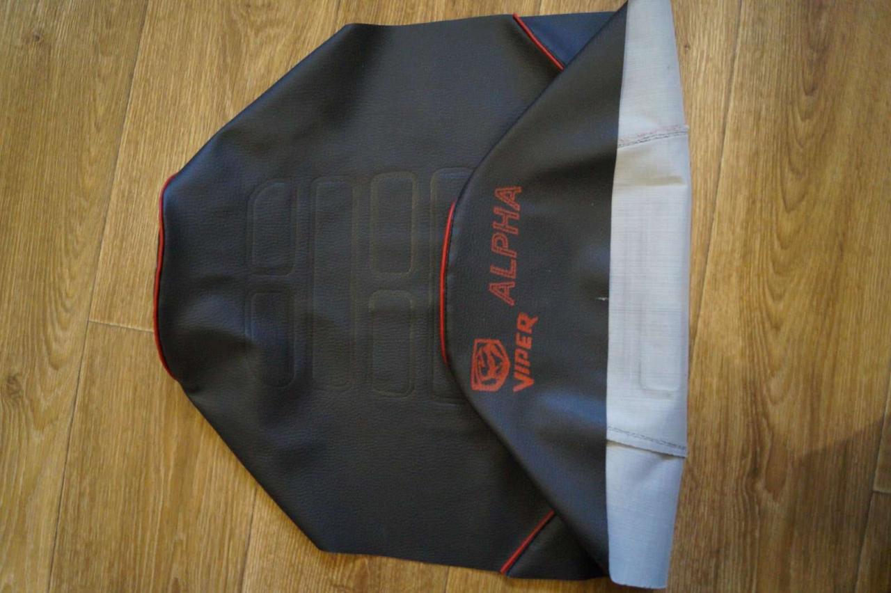 Чохол сидіння Alpha (EURO, напис, відбиття з кантом) IGR