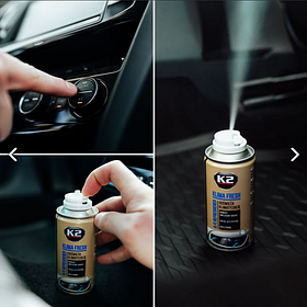 Очищувач освіжувач кондиціонера К-2 KLIMA FRESH NEW CAR (бомбочка). 150мл, очищувач кондиціонера Нова машина