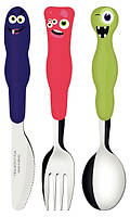 Столові прилади Tramontina Baby Lirous дитячі 3 предмети неіржавка сталь (23797/910)