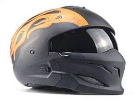 Шолом трансформер (mod: XZ-1) (size:XL, чорний) FGN