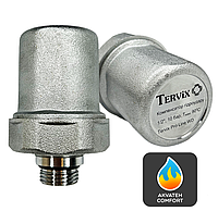 Компенсатор гідродинамічних ударів 1/2" 10 бар нікельована латунь Tervix Pro Line WD 384012
