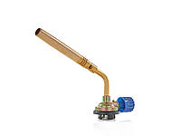 Газовий пальник на цангові картиджі 220г "GeKo" з латунною насадкою