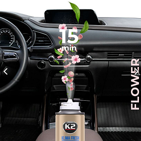 Очищувач освіжувач кондиціонера К-2 KLIMA FRESH FLOWER (бомбочка). 150мл, очищувач кондиціонера