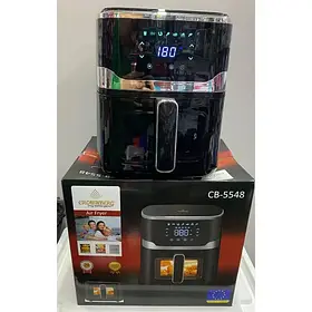 Аерогриль Crownberg CB-5548 1400 Вт, 5 л, багатофункціональна фритюрниця, фритюрниця без олійна