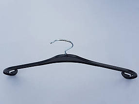 Плічка вішалки тремпеля Coronet NA-43 чорного кольору, довжина 43 см, фото 2