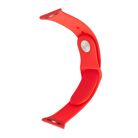 Ремінець Silicone Apple Watch 42/44/45/46/49 мм Red S, фото 1