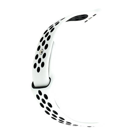 Ремінець Nike Sport Apple Watch 38/40/41 мм White+Black S, фото 2