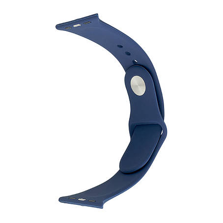 Ремінець Silicone Apple Watch 38/40/41 мм Navy Blue S, фото 1
