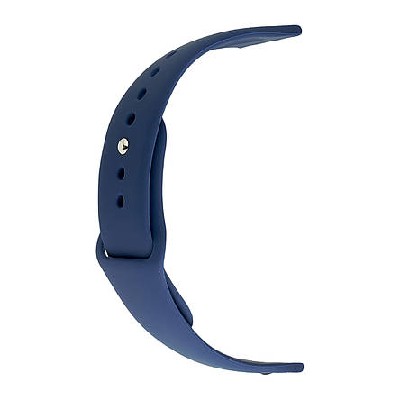 Ремінець Silicone Apple Watch 38/40/41 мм Navy Blue S, фото 2