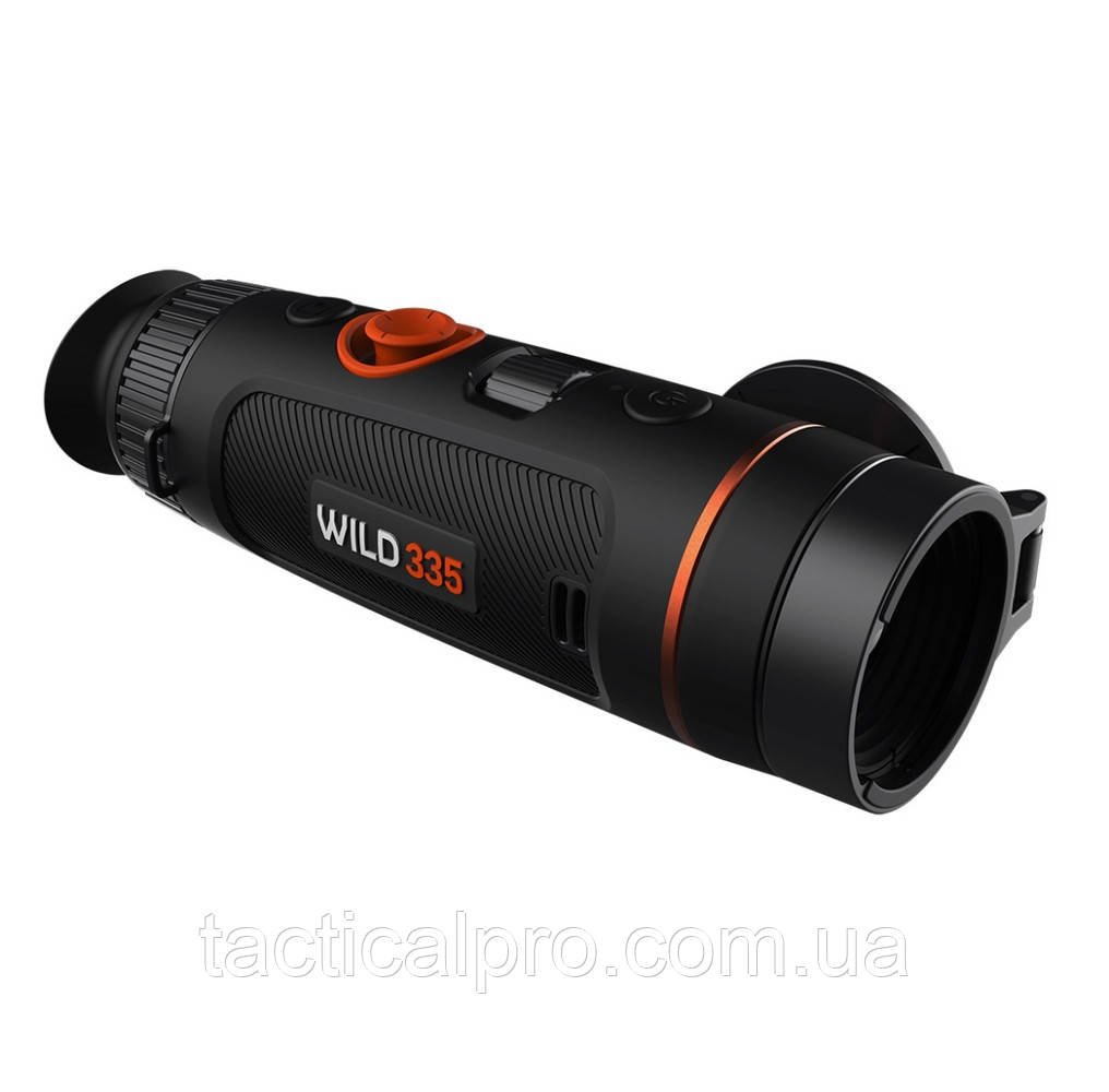 Тепловізійний монокуляр ThermTec Wild 335, 35 мм, 384х288, NETD≤18mk, Wi-Fi, 50 Гц, AMOLED, AI-режим, фото 1