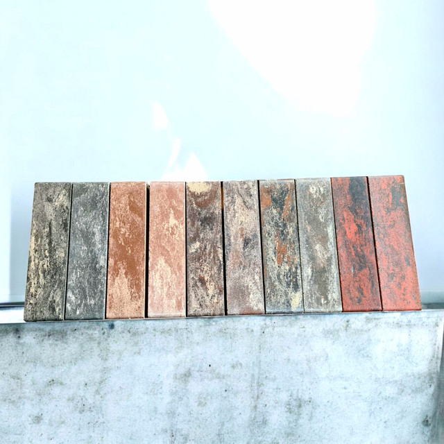 Облицювальна цегла колормікс з гладкою фактурою