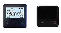 Беспроводной комнатный термостат WiFi Tervix Pro Line для газового/электрического котла, черный 118330