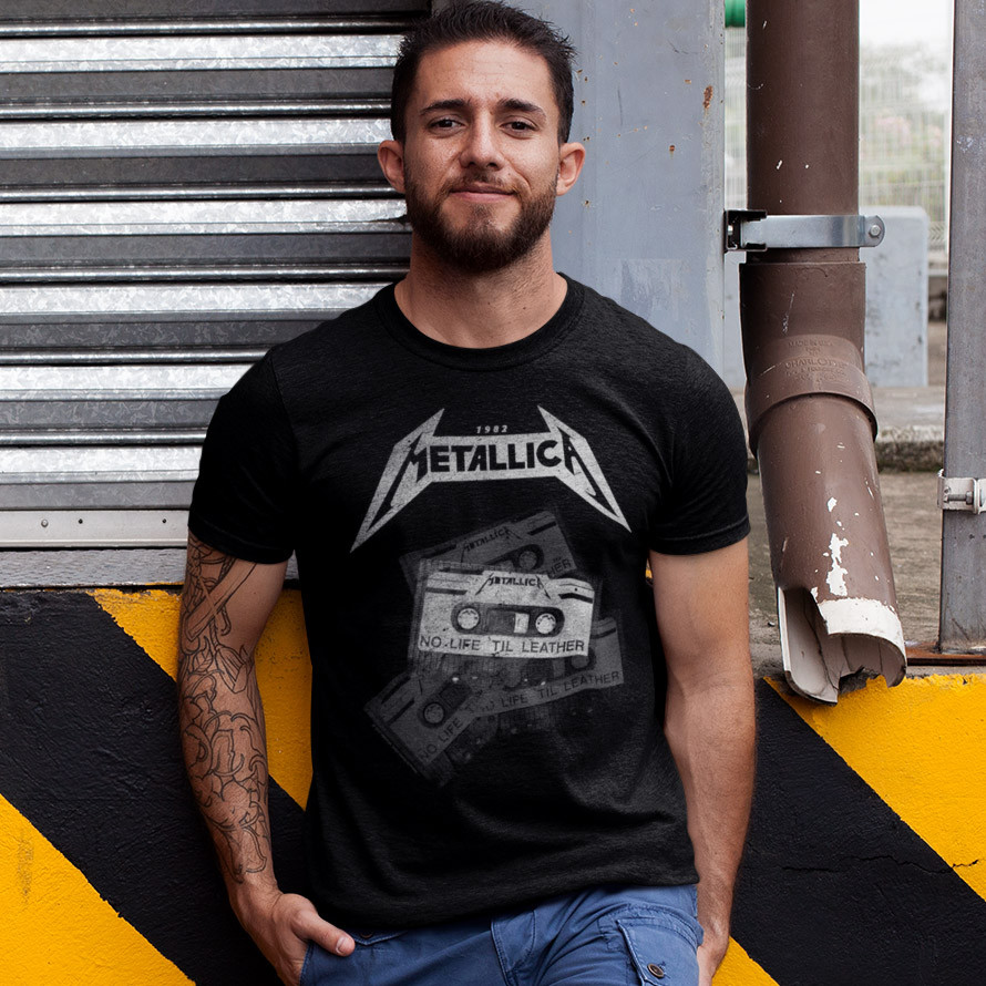 Футболка унісекс Metallica (No Life Til Leather) XS чорний, фото 1