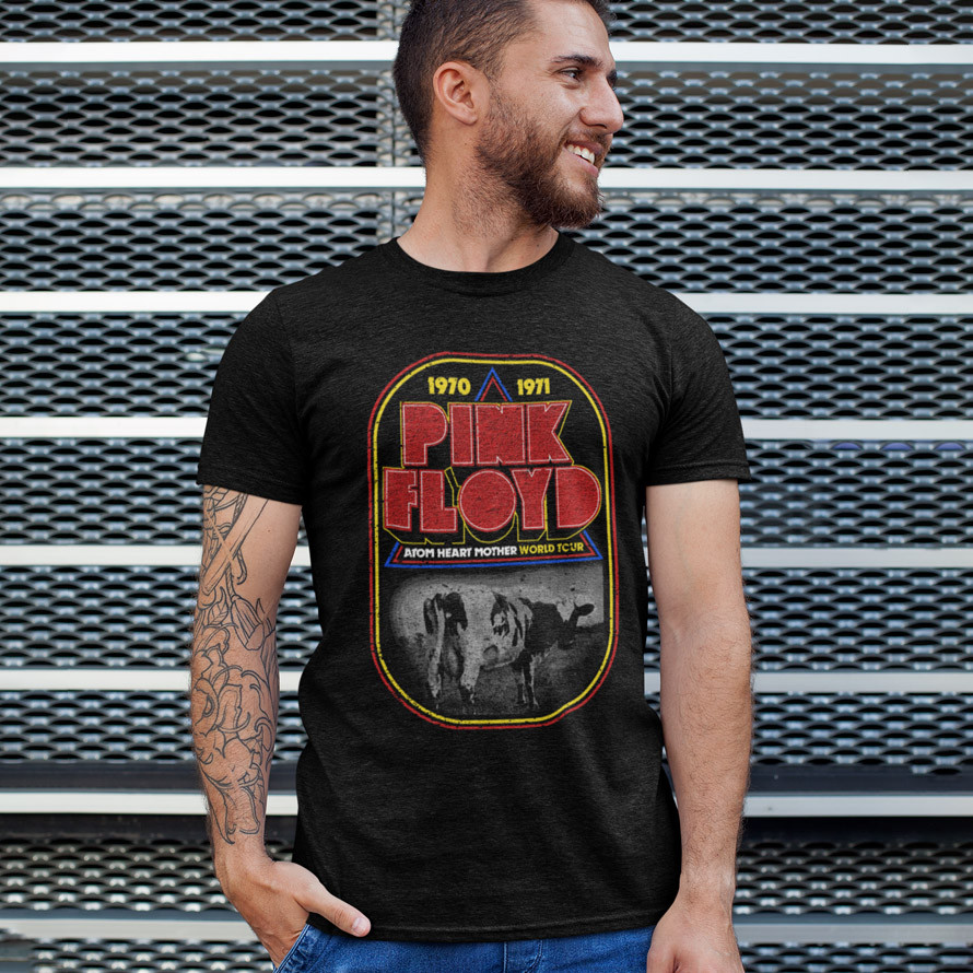 Футболка Cult - Pink Floyd - Atom Heart Mother World Tour (1970 - 1971)