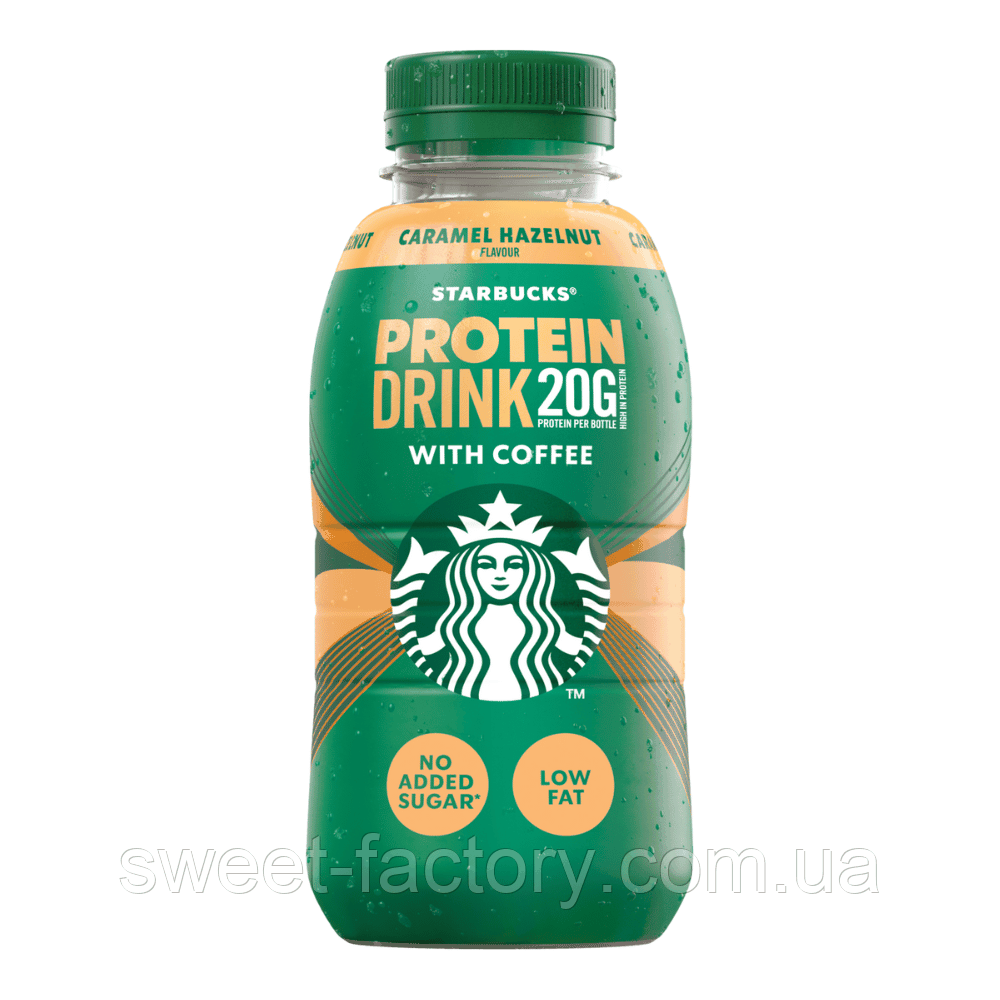 Кавовий напій Starbucks Protein Drink & Coffee Caramel Hazelnut 330ml, фото 1