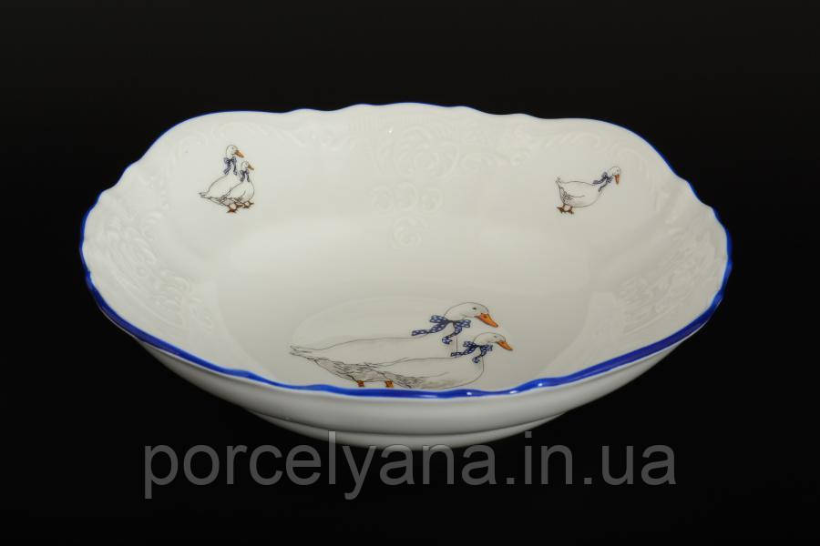 Салатник круглий 23 см Bernadotte Гуси 5936B52, фото 1