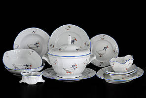 Столовий порцеляновий сервіз 26 предмети Thun Bernadotte Гуси 5936B52