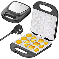 Апарат для приготування печива на 13 шт., 1400W, Hoffmans HM-3020 / Форма для випікання печива / Мультипекар