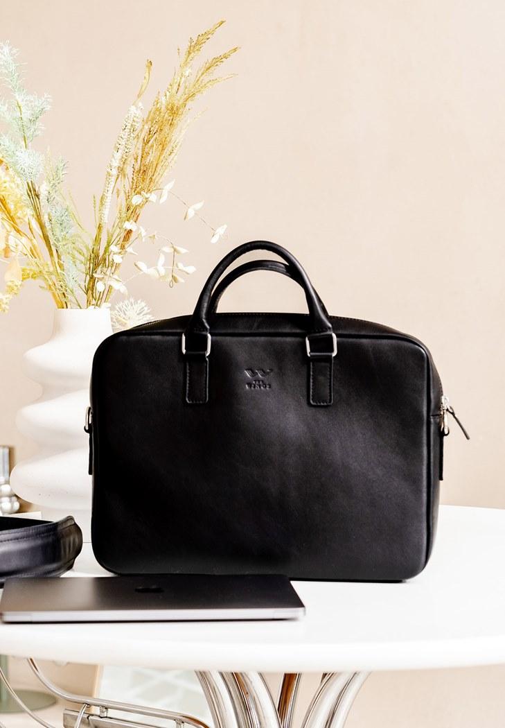 Шкіряна ділова сумка Briefcase 2.0 чорний