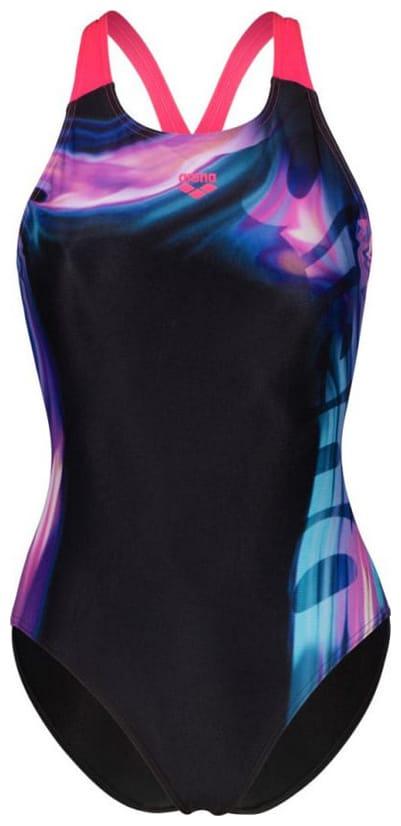 Купальник закритий для жінок Arena DREAMHLINE SWIMSUIT V BACK чорний Жін 44, фото 1