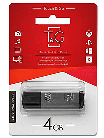 USB флеш-накопичувач (флешка) T&G TG121-4G 4GB Metal Grey (7_01884)