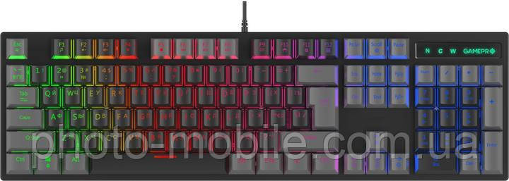 Клавіатура GamePro MK105R LED Red Switch USB Black