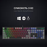 Клавіатура GamePro MK105R LED Red Switch USB Black, фото 8