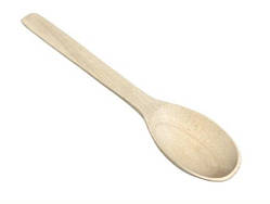 Ложка гарнірна Карпати маленька довжина 30 см дерево (3462)