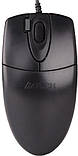 Комп'ютерна миша A4tech OP-620DS, Black, USB, оптична, 1000 dpi, 4 кнопки, безшумний клік, 1.5 м, фото 2