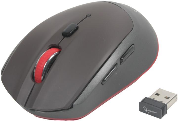 Комп'ютерна миша Gembird MUSW-202, бездротова, Black