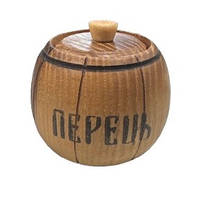 Перечниця Карпати d7 см h7 см дерево (3518)