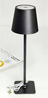 Лампа настільна Оленс Ля-Кафе чорна 1200mAh h38 см (102-1007)