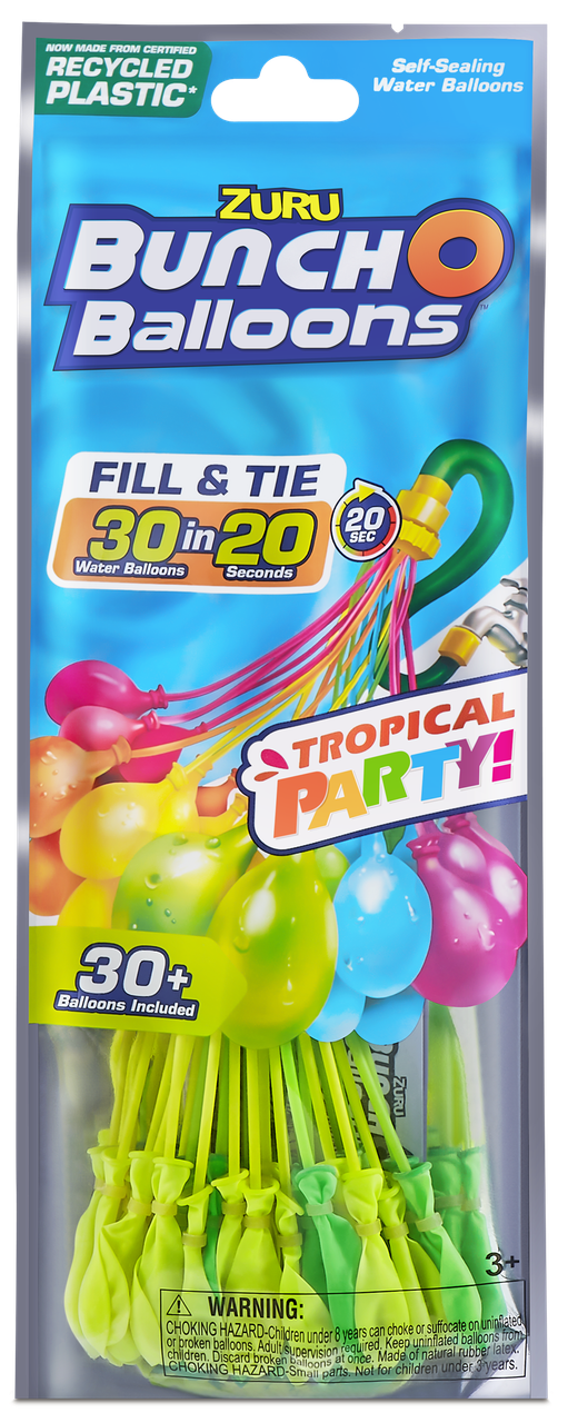 Ігровий набір Bunch O Balloons Водні кульки Тропік 30 шт/уп, в асортименті (56479UQ1), фото 1