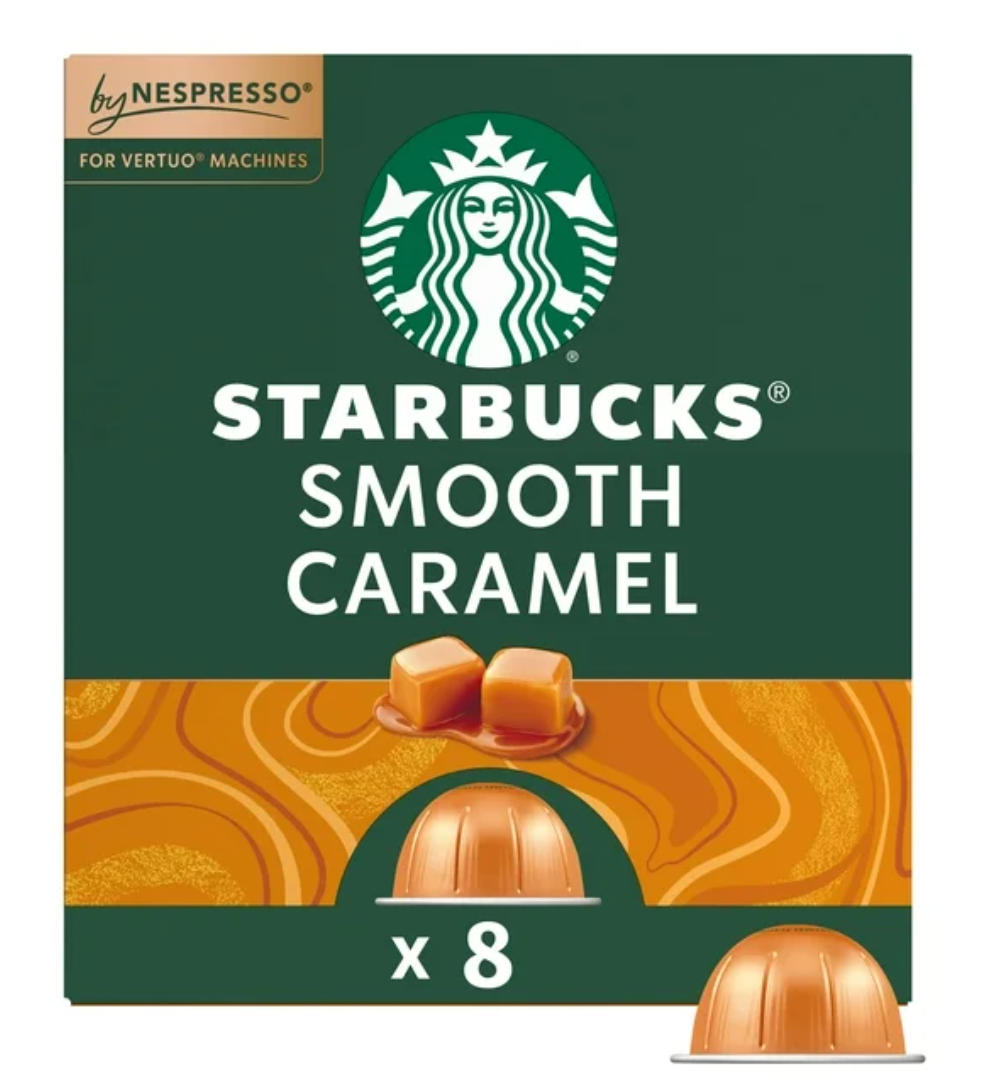 Кава в капсулах Starbucks By Nespresso Vertuo Line Smooth Caramel 8шт, 100г, фото 1