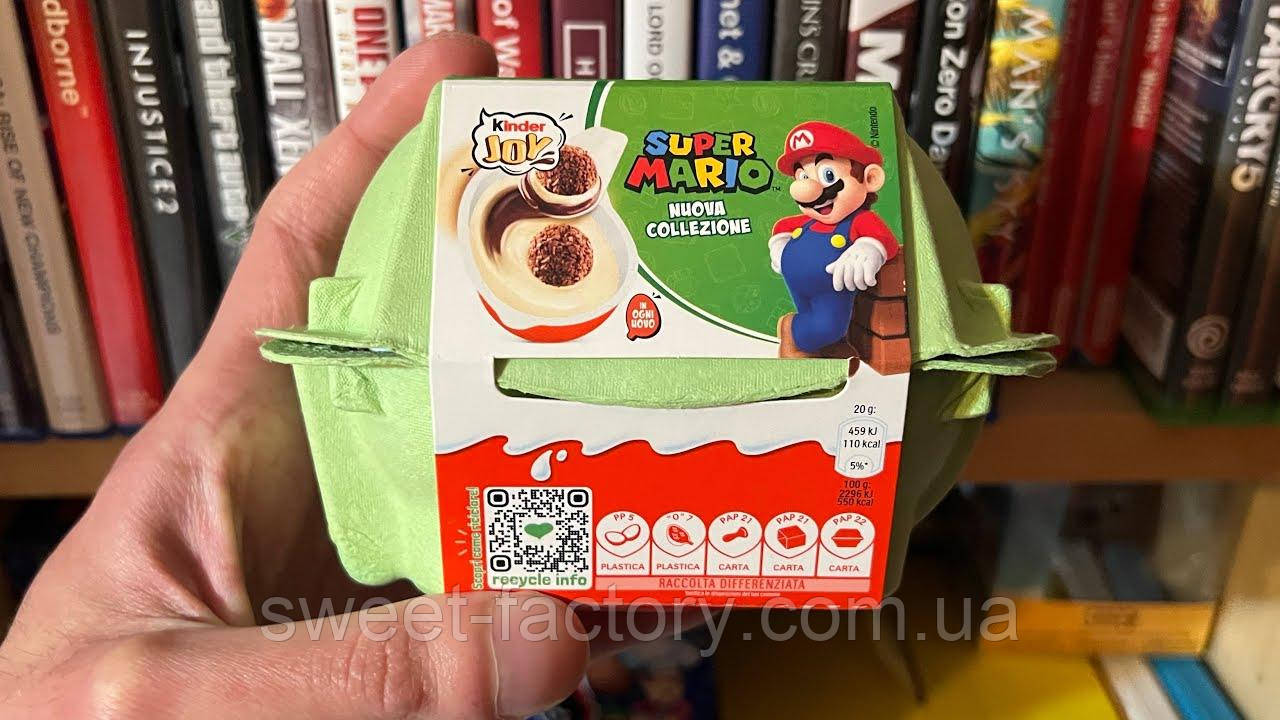 Шоколадні яйця Kinder Joy Super Mario 2s 40g