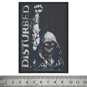 Нашивка ткана DISTURBED - EYES (ofp-181)