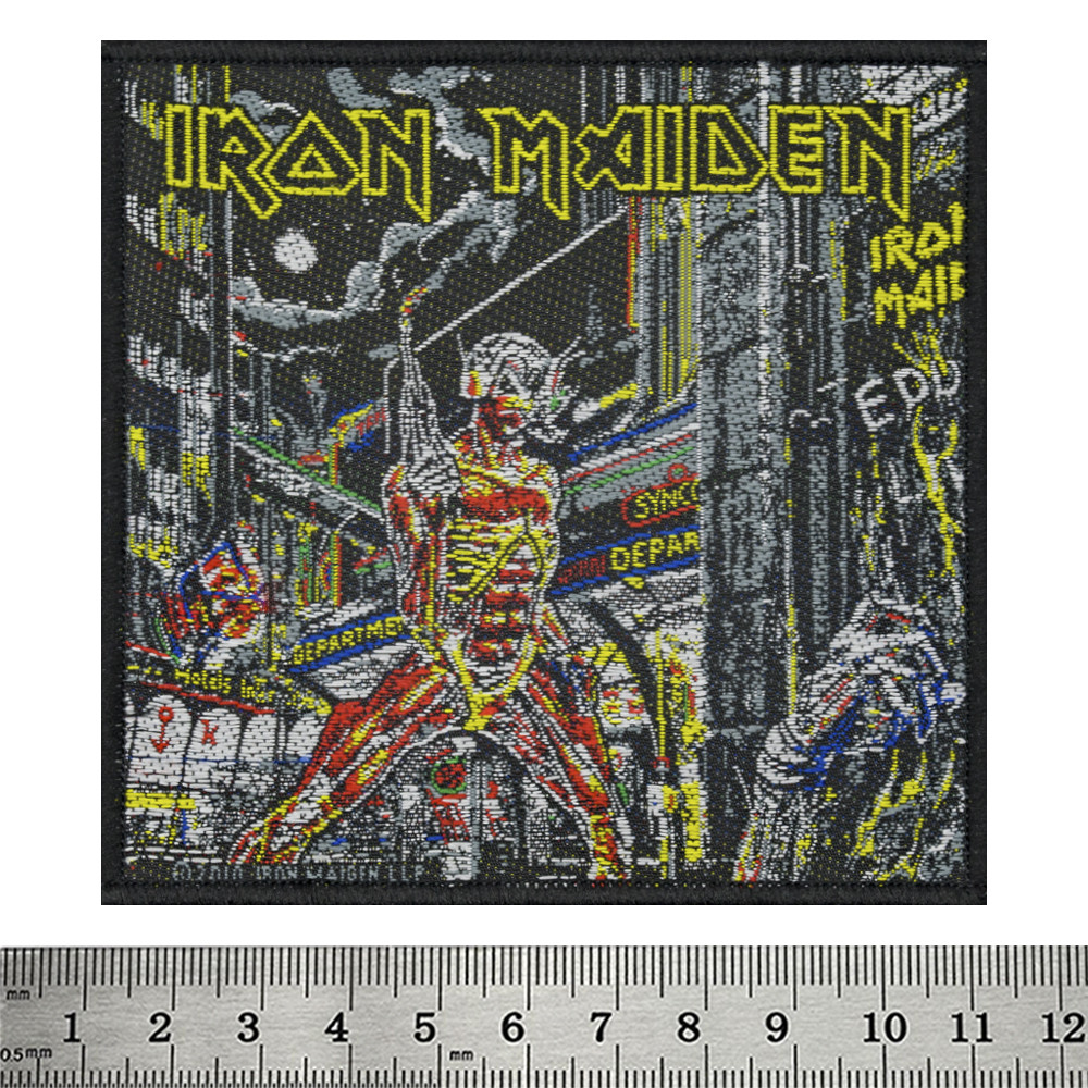 Нашивка ткана IRON MAIDEN - SOMEWHERE IN TIME (ofp-189), фото 1