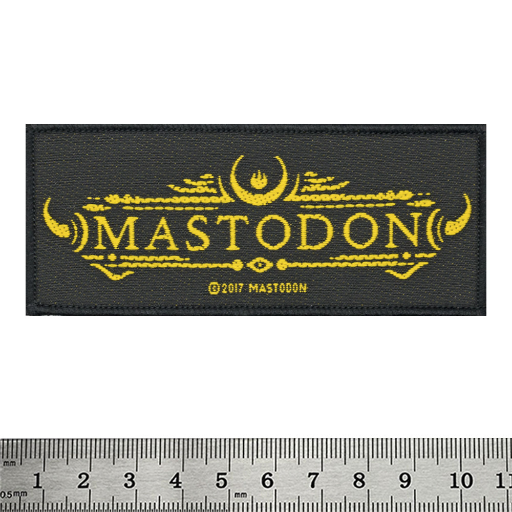 Нашивка ткана MASTODON - LOGO (ofp-198), фото 1