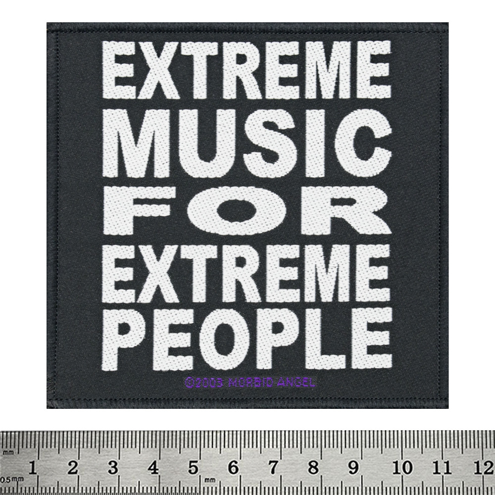 Нашивка ткана MORBID ANGEL - EXTREME MUSIC (ofp-203), фото 1