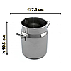 Бідончик із нержавіючої сталі 450 мл Молочник бідончик Соусник металевий Молочники нержавіюча сталь, фото 7