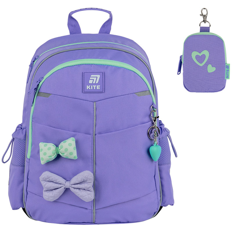 Рюкзак шкільний Kite Education Pretty Nice K25-771S-2   S(115 — 130 см)  36x25x12  фіолетовий