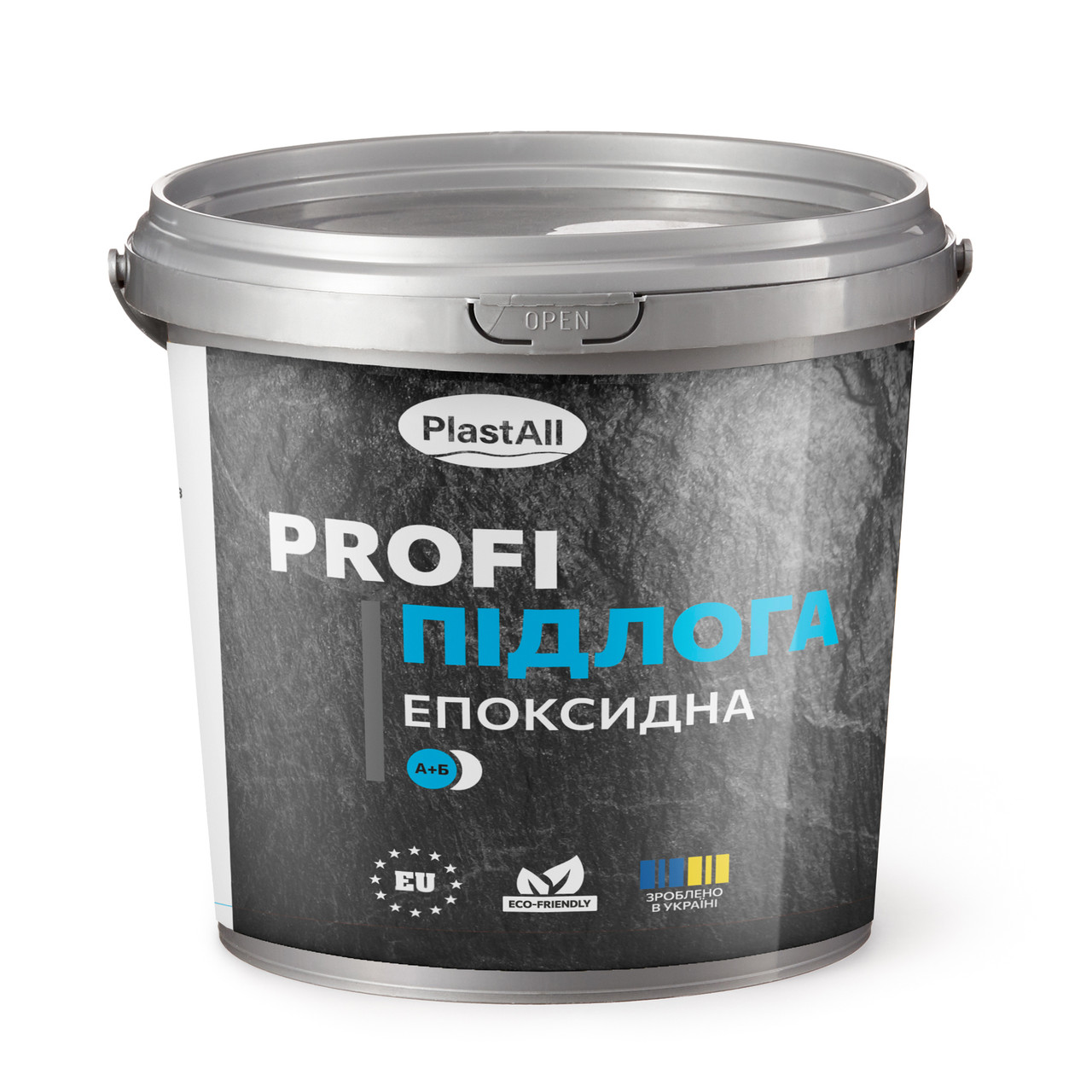 Рідка епоксидна наливна підлога Plastall™ PROFI 1кг Світло-сіра plastall