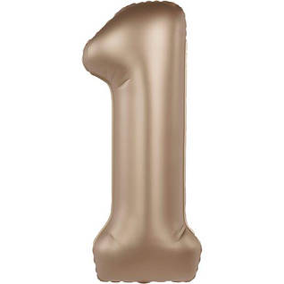 Цифра 40" Slim Бронзова 