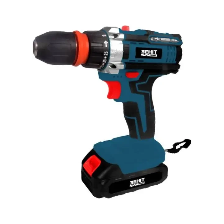 Акумуляторний шуруповерт Зеніт Профі ЗПША-21/20 DFR, 25 Нм, швидкість 1350 об/хв, фото 1