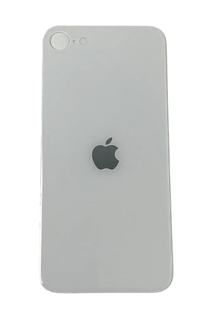 Задня кришка для iPhone SE 2020/SE 2022, біла, у комплекті скло камери, оригінал (54), фото 1