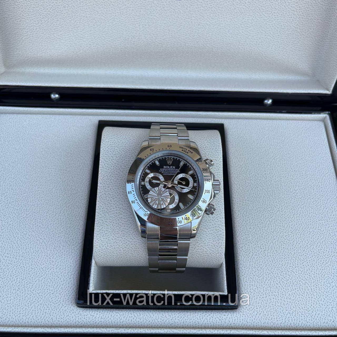 Наручний годинник R.o.l.e.x. Cosmograph Daytona AAA Silver-Black-Silver