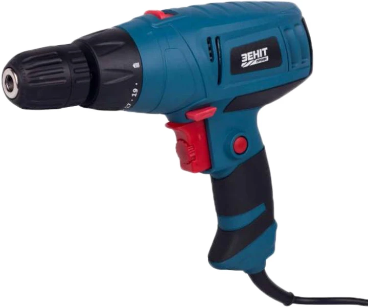 Мережевий шуруповерт Зеніт Профі ЗПШ-550/2 29 Нм 0-350/0-1100 об/хв, фото 1