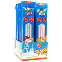 Paw Patrol Milk Straws-молочні палички в асортименті 24 шт ящ