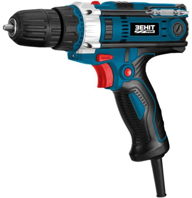 Мережевий шуруповерт Зеніт Профі ЗПШ-650/2 29 Нм 0-500/0-1900 об/хв, фото 1